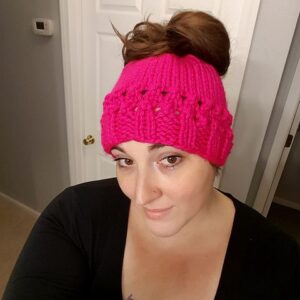 Pink Pony Tail Cap